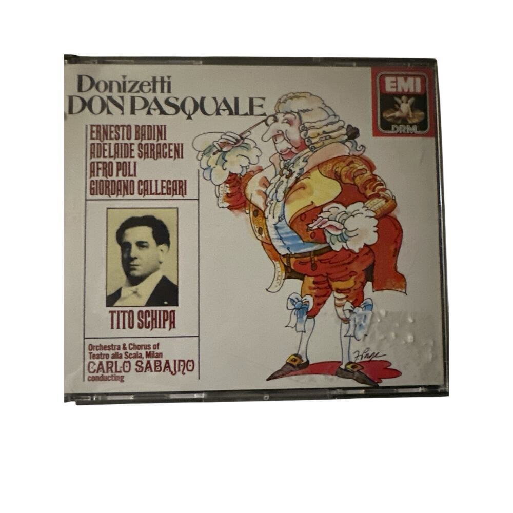 3/$25 Donizetti’s – Don Pasquale (2-CD Set, EMI, 1990) Tito Schipa, La Scala,